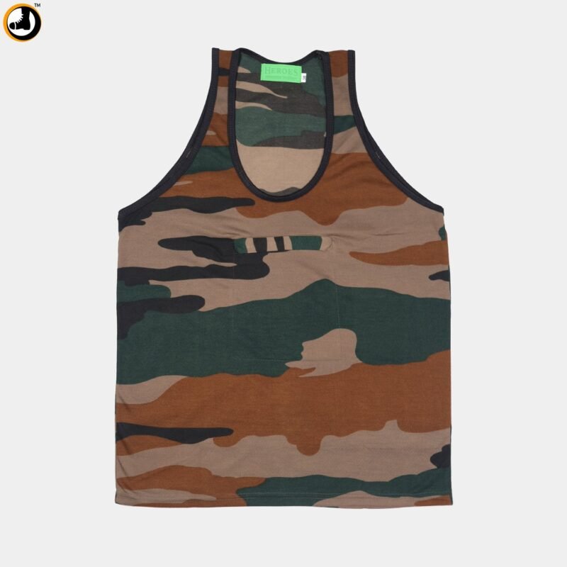 Army Nahar Printed Sando – Camouflage Vest with ID Card Pocket