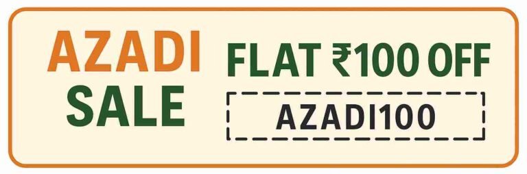 AZADI SALE COUPON 100 2