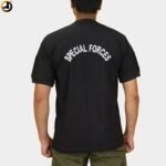 Special Forces Army Light T-Shirt with Balidan Logo – Black - Image 4