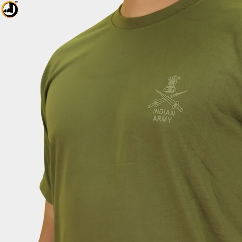 Indian Army New Pattern T-Shirt (with IA 3D logo) - Image 4