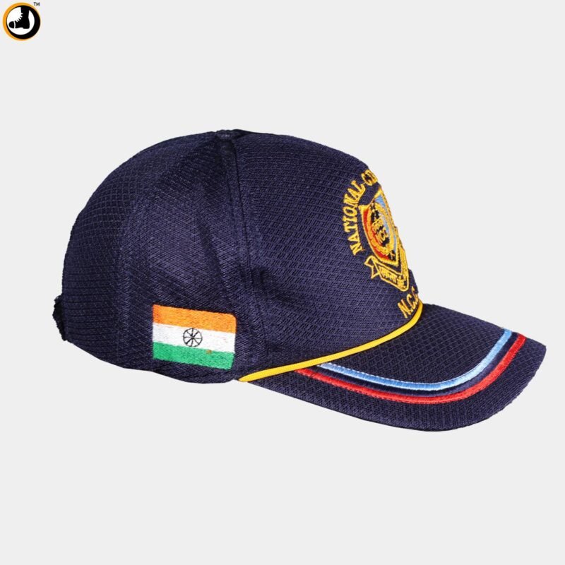 NCC Cap – National Cadet Corps Embroidered P-Cap - Image 2