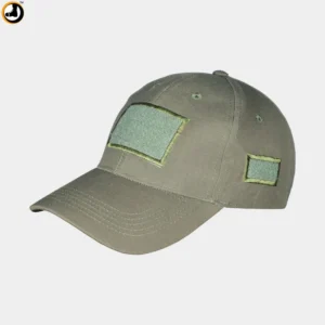 Olive Green Tactical Cap with Triple Velcro Panels Online Army Store_online army Store