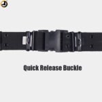 Tactical Combat Black Belt – Heavy-Duty Nylon with Quick Release Buckle - Image 2