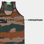Army Nahar Printed Sando – Camouflage Vest with ID Card Pocket - Image 2