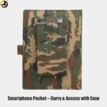 Army Digital Camo Tactical Diary with Smartphone Pocket - Image 2