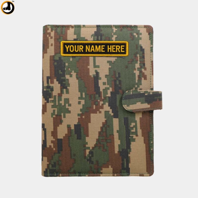 Army Digital Camo Tactical Diary with Smartphone Pocket