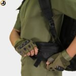 Eagle Tactical Bag (Black) with Utility Pocket - Image 4