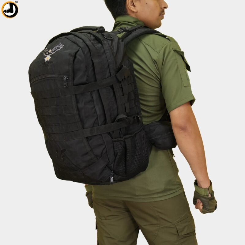 Eagle Tactical Bag (Black) with Utility Pocket