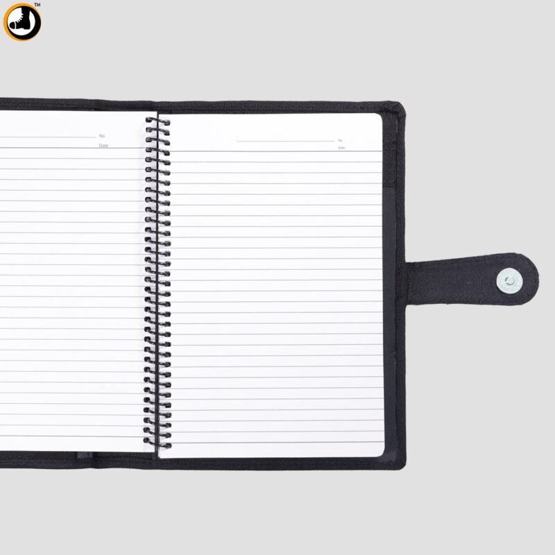 Black Tactical Diary with Removable Inner Notebook (Size - 24cm X 18cm) - Image 7
