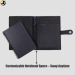 Black Tactical Diary with Removable Inner Notebook (Size - 24cm X 18cm) - Image 4