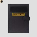Black Tactical Diary with Removable Inner Notebook (Size - 24cm X 18cm)