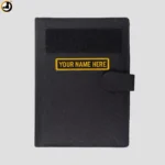 Black Tactical Diary with Removable Inner Notebook (Size - 24cm X 18cm)