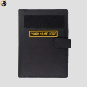 Black Tactical Diary with Removable Inner Notebook (Size - 24cm X 18cm)