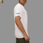 White BSF Logo T-Shirt with Border Security Force Print - Image 3