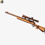 AWM Sniper Rifle Keychain – Metallic Gun Keyring - Image 4