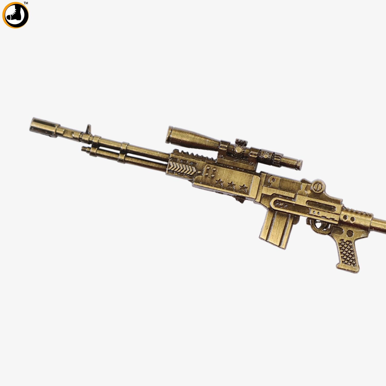 Bronze Dragunov Sniper Rifle Keychain – Metallic Gun Keyring 1 Bronze Dragunov Sniper Rifle Keychain – Metallic Gun Keyring - Image 3