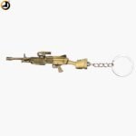 LMG Gun Keychain – Metallic Light Machine Gun Keyring - Image 2