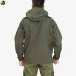 Tactical Army Green Fleece-Lined Softshell Jacket - Image 11
