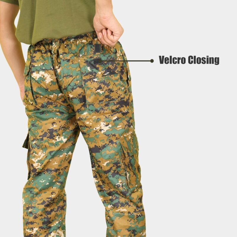 Cobra Print Army Tactical Combat Lower – Multi Pocket with Elastic Waist & Drawstring - Image 5