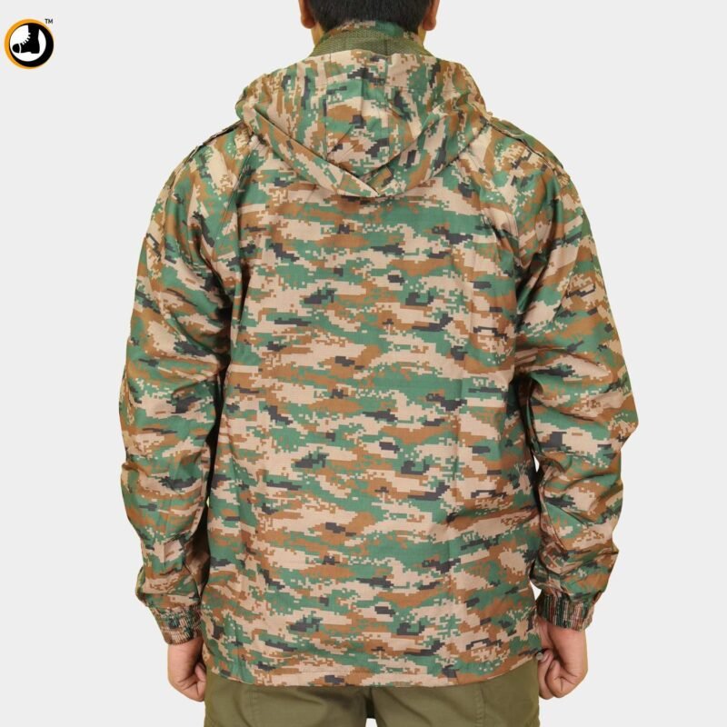 Digital Camo Army windcheater Jacket - Image 7