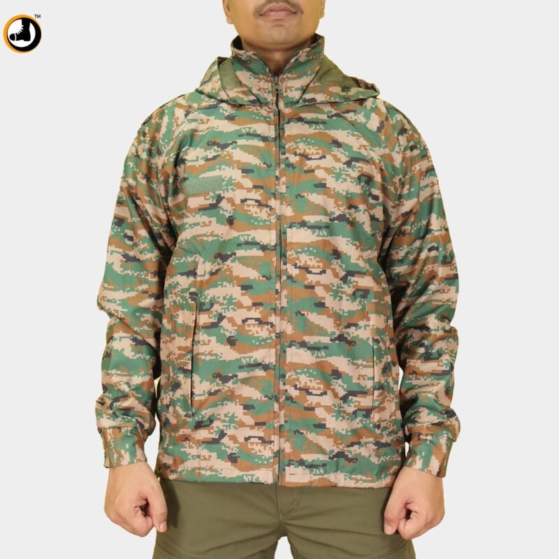 Digital Camo Army windcheater Jacket - Image 3