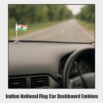 Indian National Flag Car Dashboard Emblem – Rubber Flags - Image 2