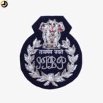 ITBP Officers Cap Badge – Zari Embroidery