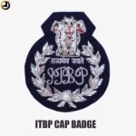 ITBP Officers Cap Badge – Zari Embroidery - Image 2