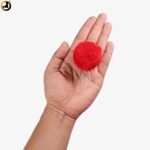 NCC Hackle – Red Wool Beret Plume for NCC Cadets - Image 4