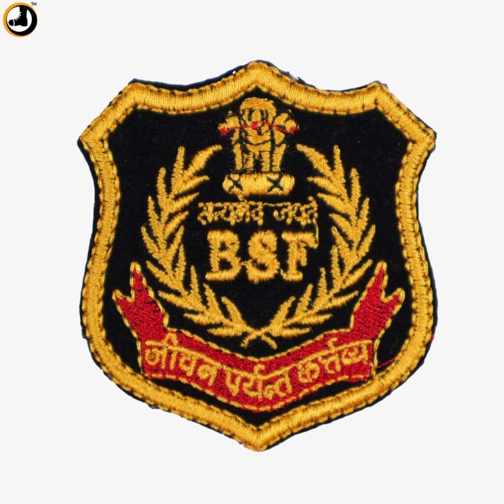 BSF Chest Badge – Embroidered Uniform Insignia