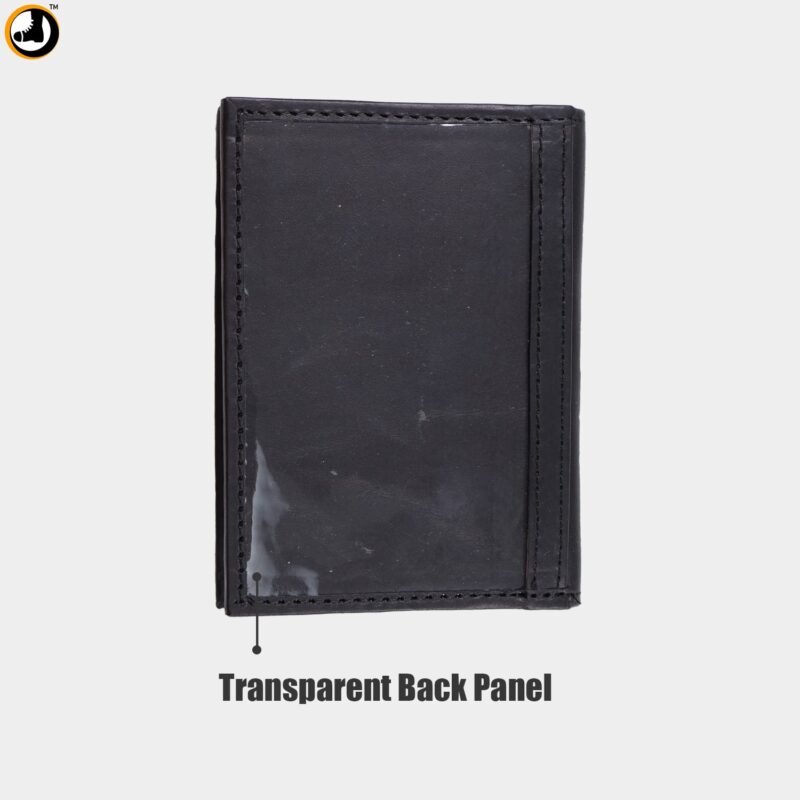 NSG Card Holder – Black Genuine Leather with Embroidered Logo - Image 5
