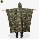 Premium Camouflage Rain Poncho – Waterproof Zipper Pocket & Inner Taping - Image 3