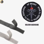 Special Forces Medic Patch – Velcro Back Embroidered Badge - Image 2
