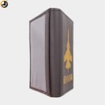 Sukhoi-30 MKI Card Holder – Genuine Leather with Embroidered Logo - Image 3