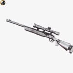 AWM Sniper Rifle Keychain – Metallic Gun Keyring - Image 5