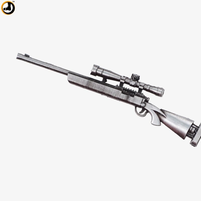 AWM Sniper Rifle Keychain – Metallic Gun Keyring - Image 5