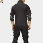 Tactical Knee and Elbow Guard Set – Black - Image 3