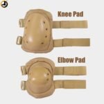Tactical Knee and Elbow Guard Set – Tan - Image 6