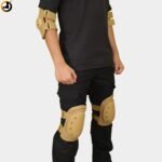Tactical Knee and Elbow Guard Set – Tan - Image 3