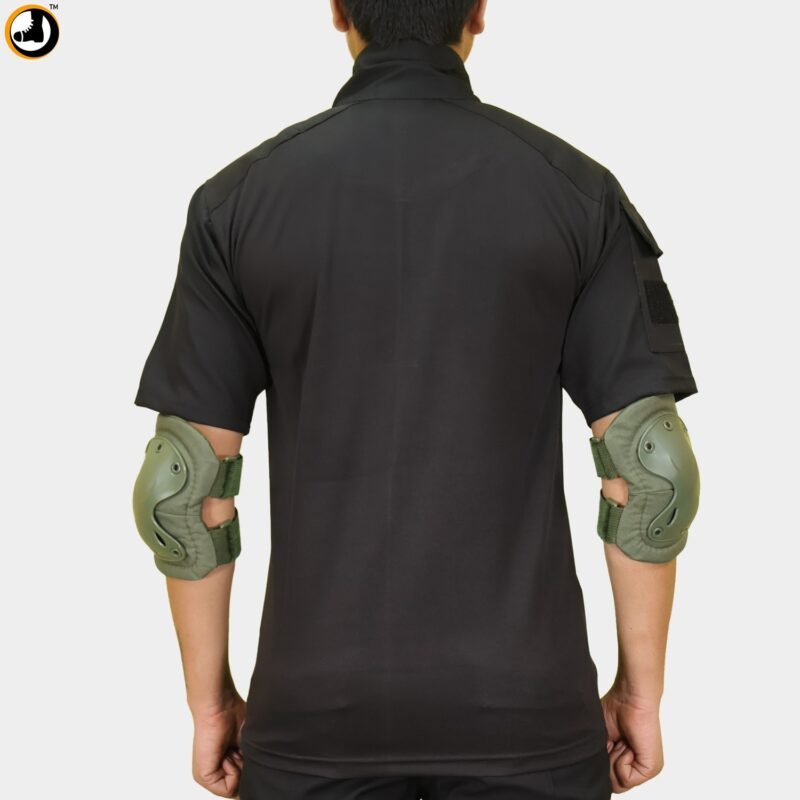 Tactical Knee and Elbow Guard Set – Army Green - Image 4