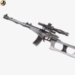 VSS Vintorez Sniper Rifle Keychain – Metallic Gun Keyring - Image 3