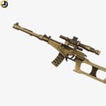 VSS Vintorez Sniper Rifle Keychain – Metallic Gun Keyring - Image 6