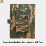 Army Digital Camo Tactical Diary with Smartphone Pocket - Image 3
