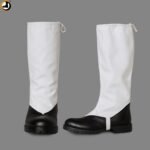 White Anklet for Boots – Parade & Ceremonial Leg Guard Cover - Image 2