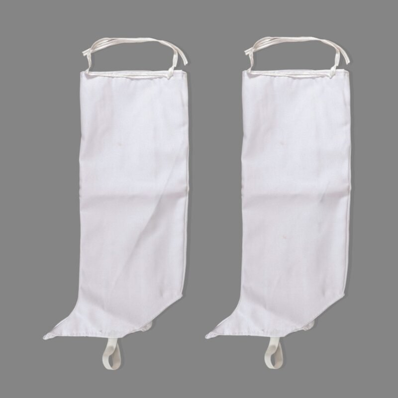 White Anklet for Boots – Parade & Ceremonial Leg Guard Cover - Image 3
