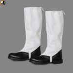 White Anklet for Boots – Parade & Ceremonial Leg Guard Cover