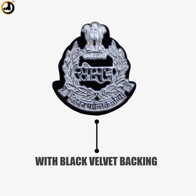BSF Cap Badge with Black Velvet Backing - Image 2
