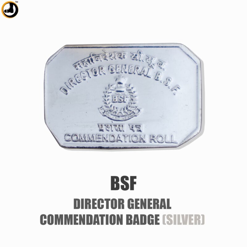 BSF Director General Commendation Badge (Silver, Rectangular) - Image 2