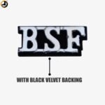 BSF Title Shoulder Badge with Black Velvet Backing - Image 2