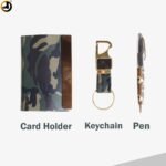 Camouflage Diary Gift Set – Diary, Pen, Card Holder & Keychain - Image 3